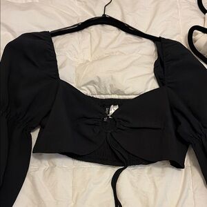 Elegant Black Women's Top